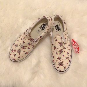 Vans Floral Slip-ons